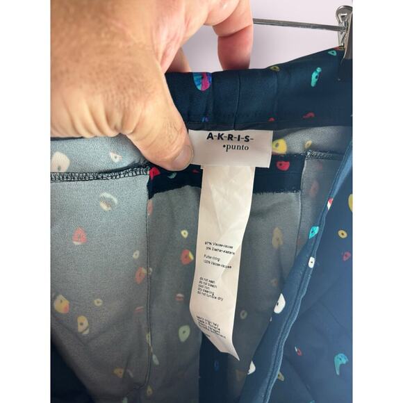 NWOT Akris Punto Boulder Print Sleeveless, silk-blend Top & Pants Set – Sz 8 - Picture 8 of 14